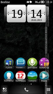 Black 2 tema screenshot