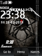 Metallica 25 theme screenshot