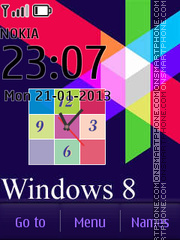 Vivid Windows 8 tema screenshot