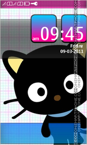 Chococat Cat Full Touch theme screenshot