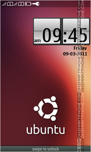 Capture d'écran Ubuntu Theme thème