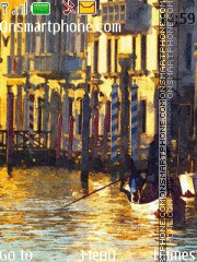 Скриншот темы Venice Painting