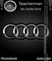 Audi Logo es el tema de pantalla