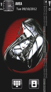 Gothic Love theme screenshot