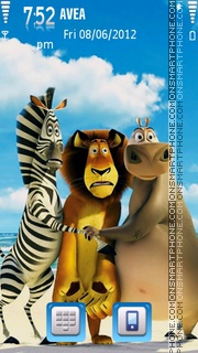 Madagascar Characters Theme-Screenshot