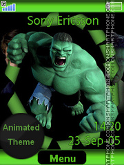 Hulk tema screenshot