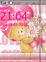 Bear Love tema screenshot