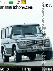 Скриншот темы Mercedes Gelandewagen 01