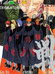 Naruto Akatsuki tema screenshot
