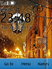 Winternight tema screenshot