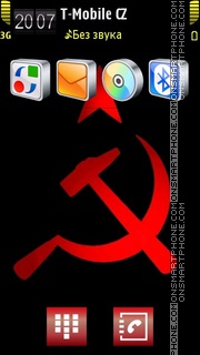 USSR Sickle es el tema de pantalla