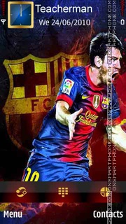 FC Messi tema screenshot