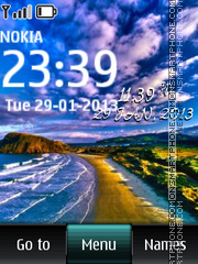 Beach Digital theme screenshot