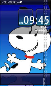 Capture d'écran Snoopy Full Touch thème