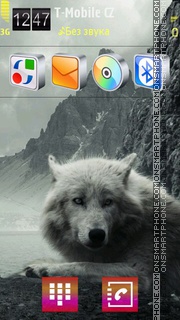 Wolf black vs red es el tema de pantalla