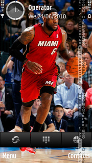 LeBron tema screenshot