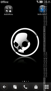 Скриншот темы Skull v3