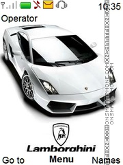 Lamborghini Gallardo theme screenshot