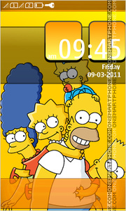 Capture d'écran Simpsons Full Touch thème