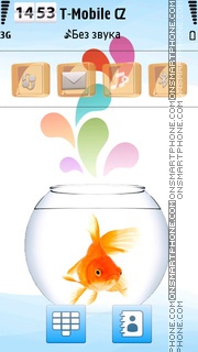 Gold fish 03 es el tema de pantalla