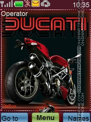 Capture d'écran Ducati thème