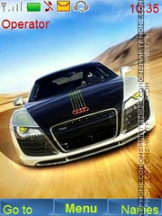 Audi In Desert Theme-Screenshot