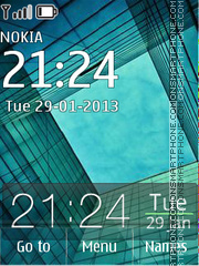 Capture d'écran Android Galaxy Glass thème