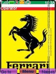 Скриншот темы Ferrari