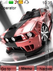 Red Car tema screenshot