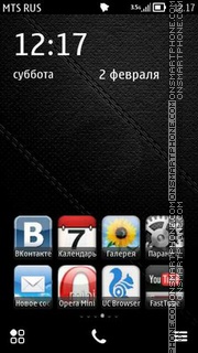 Leather tema screenshot