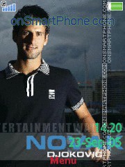 Novak Djokovic theme screenshot