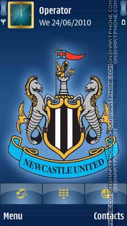 Newcastle United tema screenshot