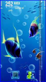 Aquarium tema screenshot