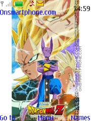 Capture d'écran Dragon Ball Z Battle of Gods thème