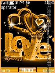 Love ( animated ) tema screenshot