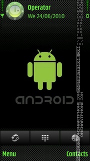 Android theme screenshot