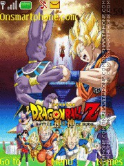 Capture d'écran Dragon Ball Z Battle of Gods thème