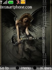 Angel of Rock tema screenshot