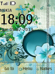 Blue Beautiful Design tema screenshot