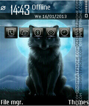 Wolf 13 tema screenshot