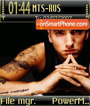 Скриншот темы Eminem 06