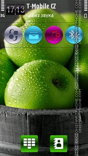 Fresh Apples HD v5 es el tema de pantalla