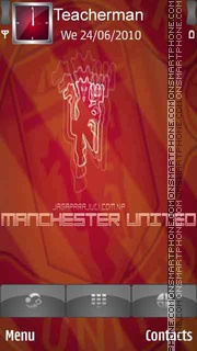 Manchester United tema screenshot