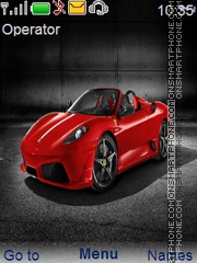 Red Car tema screenshot