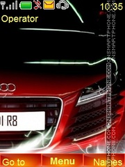 Capture d'écran Red Audi thème