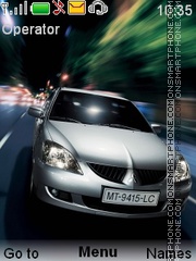 Mitsubishi Lancer tema screenshot