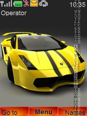 Capture d'écran Gabriel Lamborghini thème