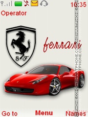 Ferrari tema screenshot