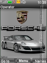 Porsche theme screenshot