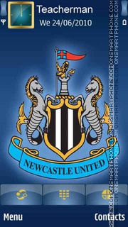 Newcastle United tema screenshot